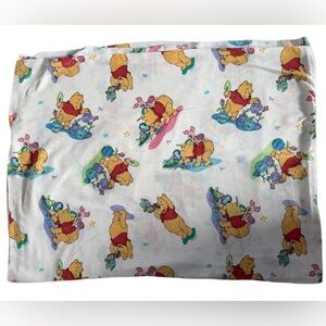 Vintage Winnie the Pooh Twin Fitted  Sheet Gardening Hunny